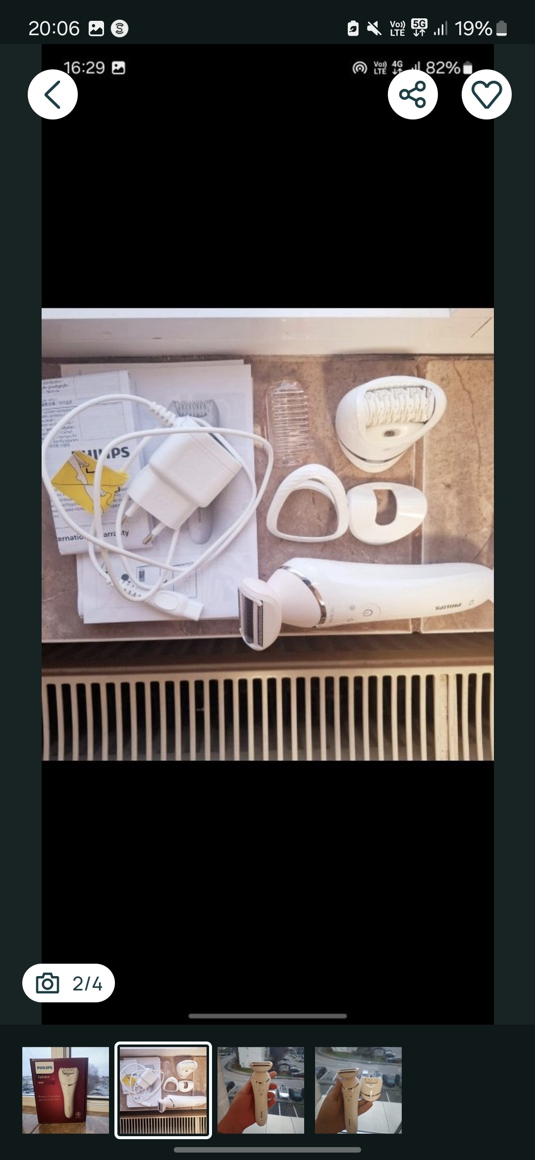 Vând epilator philips Wet&Dry