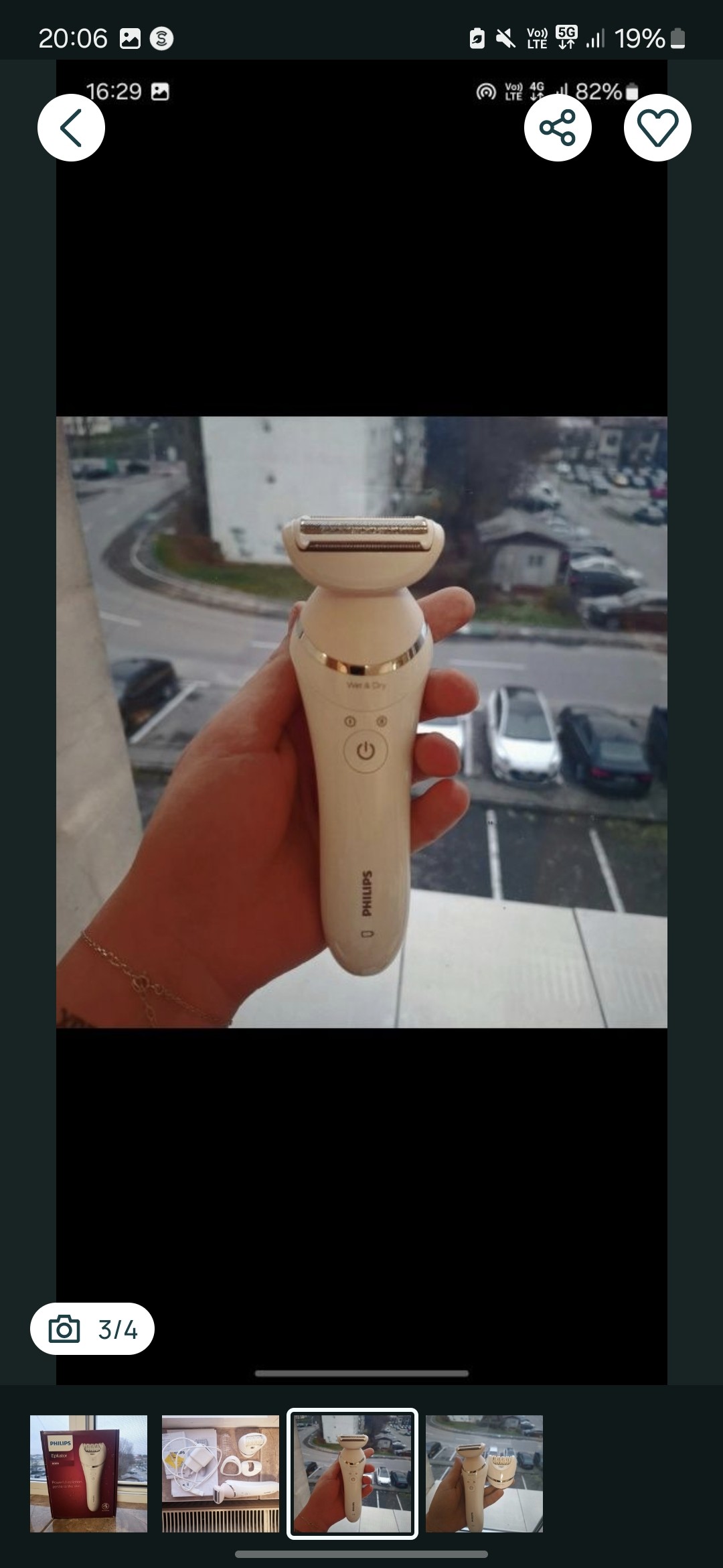 Vând epilator philips Wet&Dry