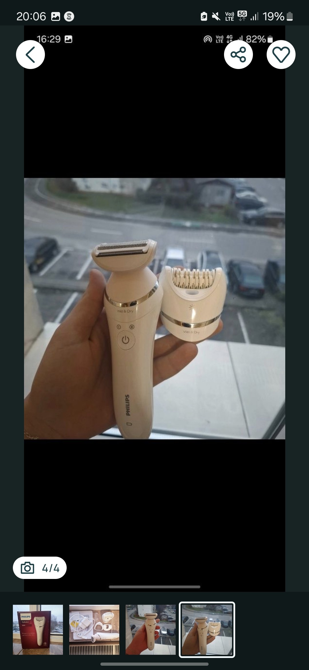 Vând epilator philips Wet&Dry