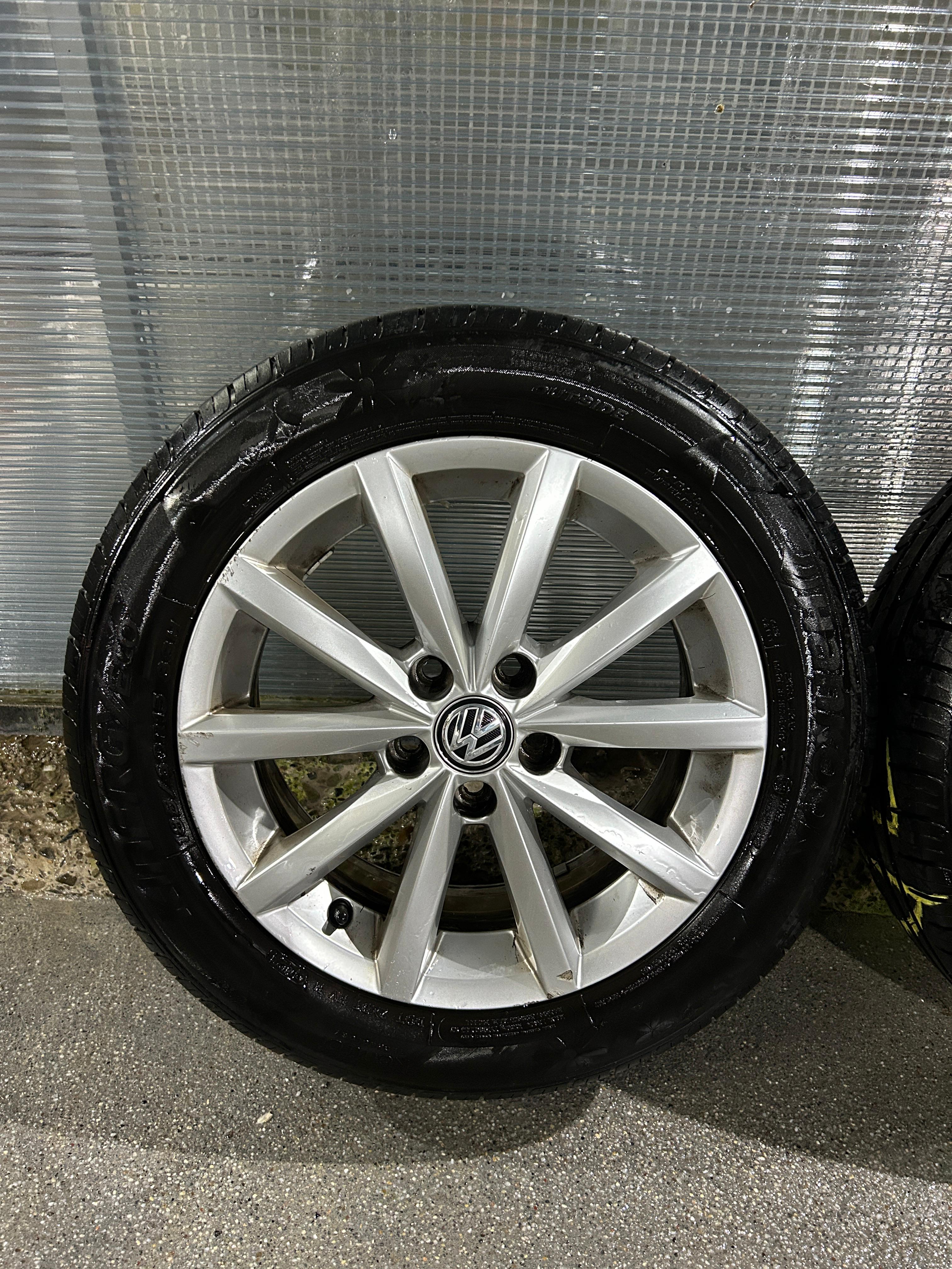 Jante Aluminiu 15 inch cu Cauciucuri de Vara