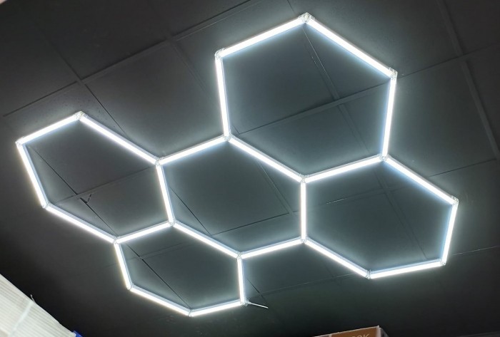 Set 5 hexagoane led honeycomb