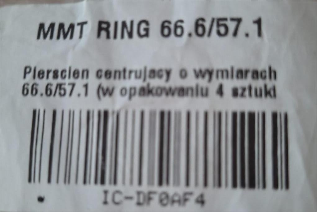 Inele de centrare reducere de la 66,6 mm - 57,1 m, gama Wag  TELEFON 0774579101