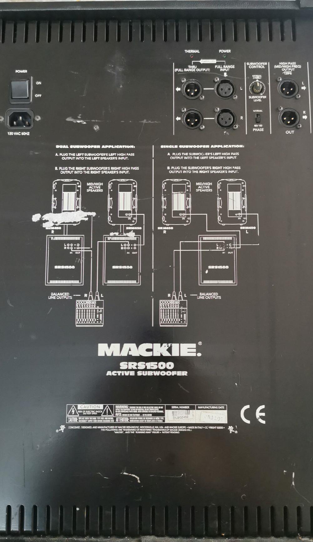 1 Bas activ 15" 600w