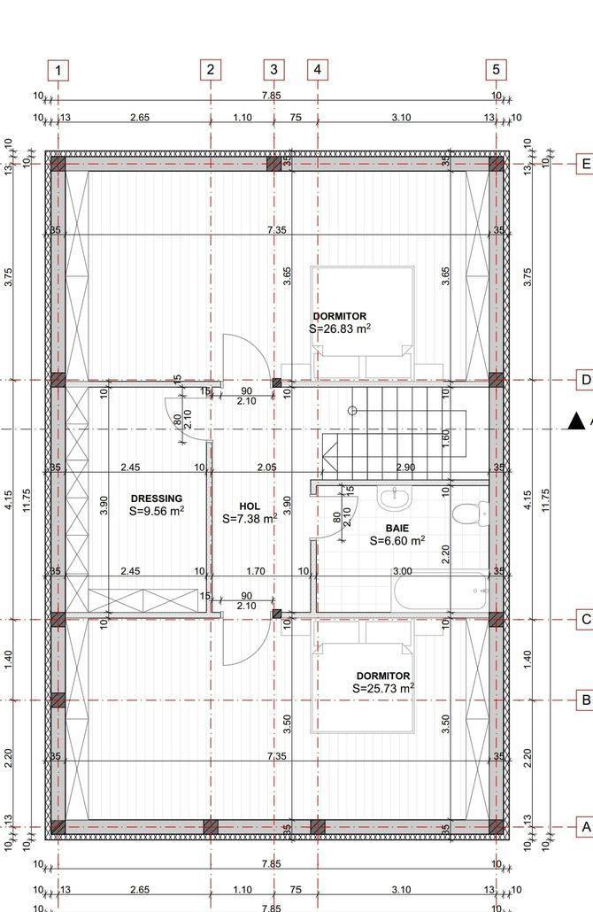 1/2 Duplex P+M