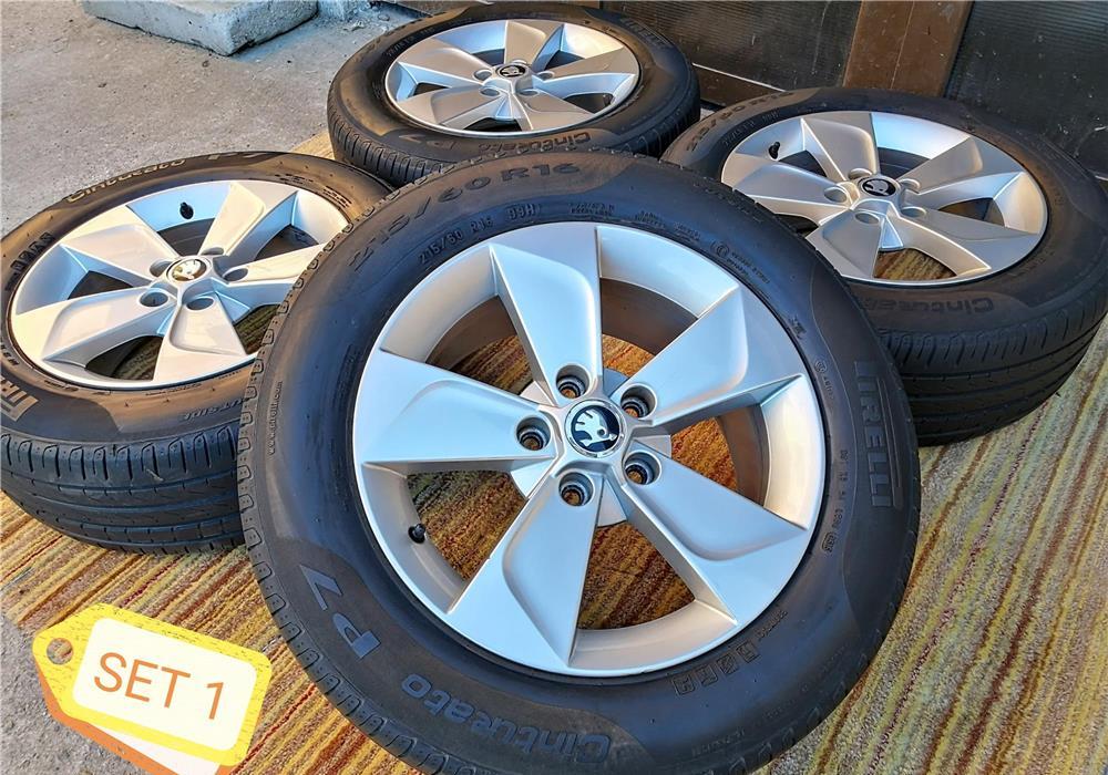16" roti Originale R16 5/112 Skoda Yeti Octavia Karoq TRoc Vw Seat Skoda