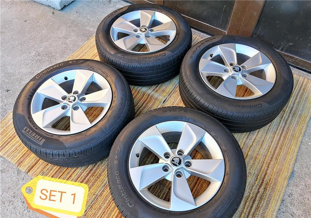 16" roti Originale R16 5/112 Skoda Yeti Octavia Karoq TRoc Vw Seat Skoda