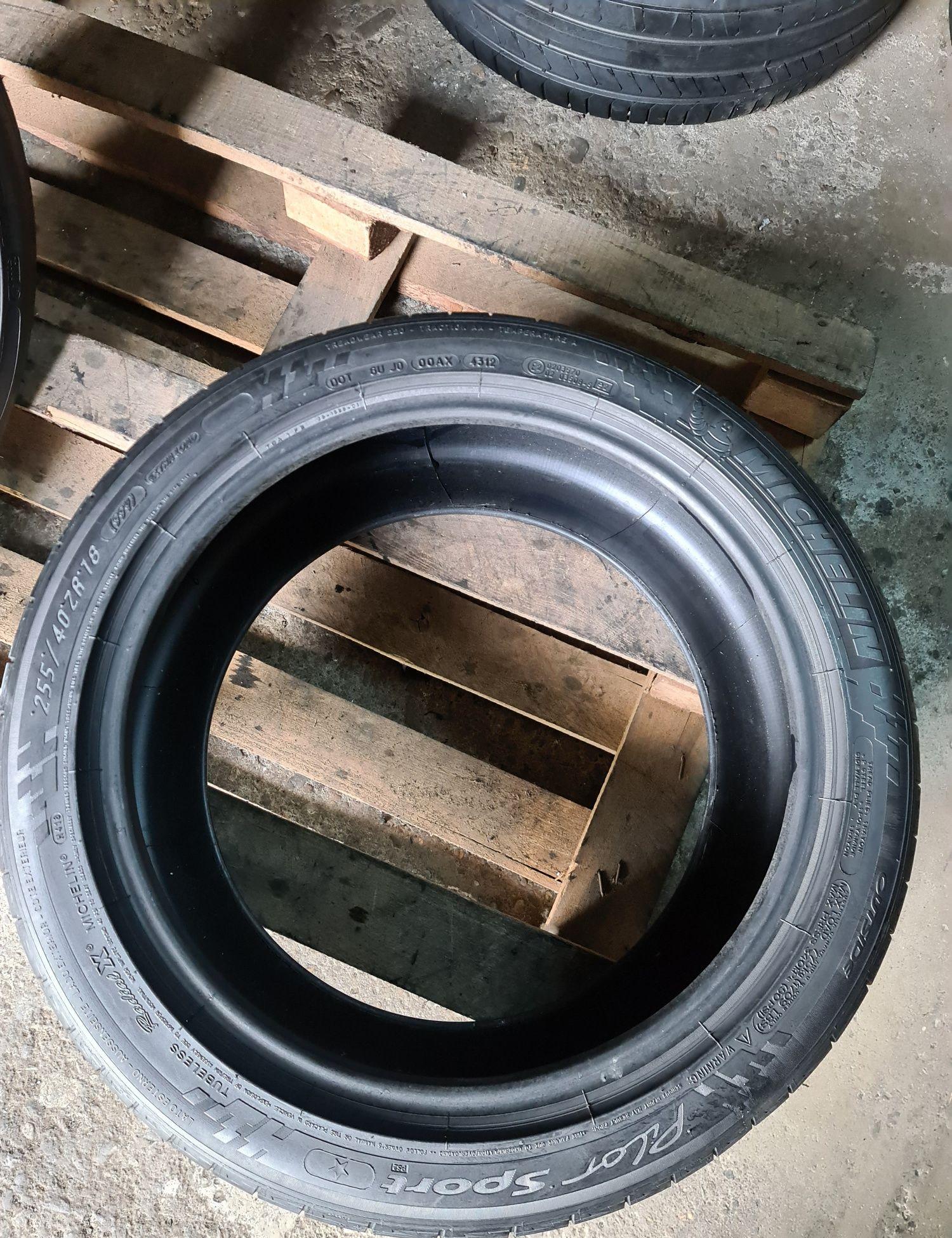 2 anvelope vara 255 40 18 Michelin Pilot Sport
