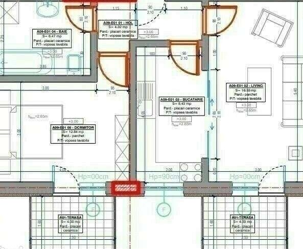 2 Camere Finalizat Ghencea Drumul Taberei Piscina  Bucatarie inchisa