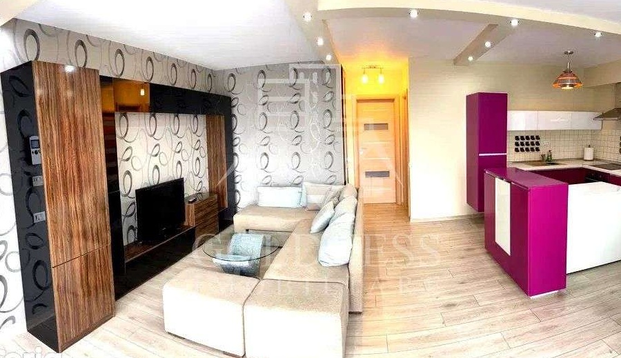 2 camere, mobilat modern, central, AC, parcare subterana, bloc nou
