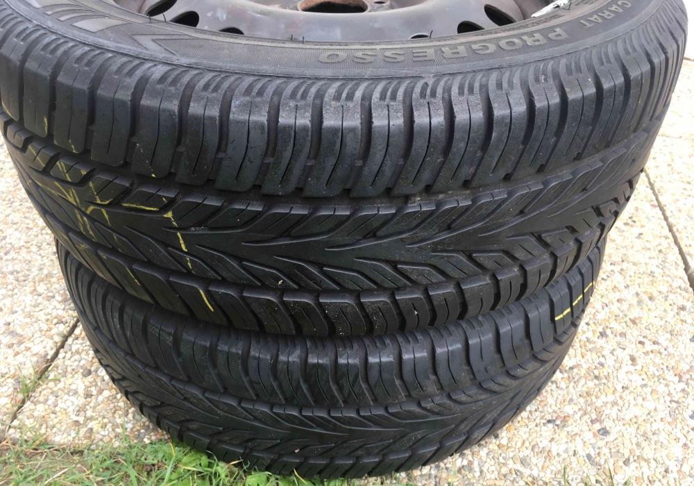 2 Jante cu anvelope vara opel