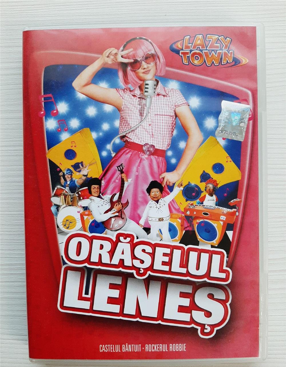 3 DVD cu 7 episoade din filmul pentru copii LAZY TOWN - ORĂȘELUL LENEȘ sezonul 2