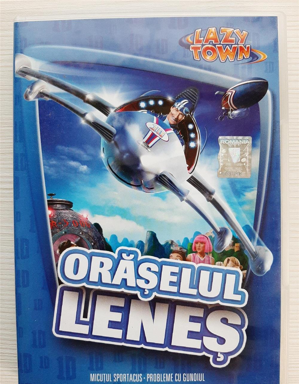 3 DVD cu 7 episoade din filmul pentru copii LAZY TOWN - ORĂȘELUL LENEȘ sezonul 2