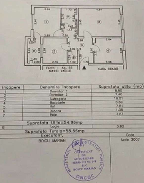 33135 Apartament 3 camere Inel 2