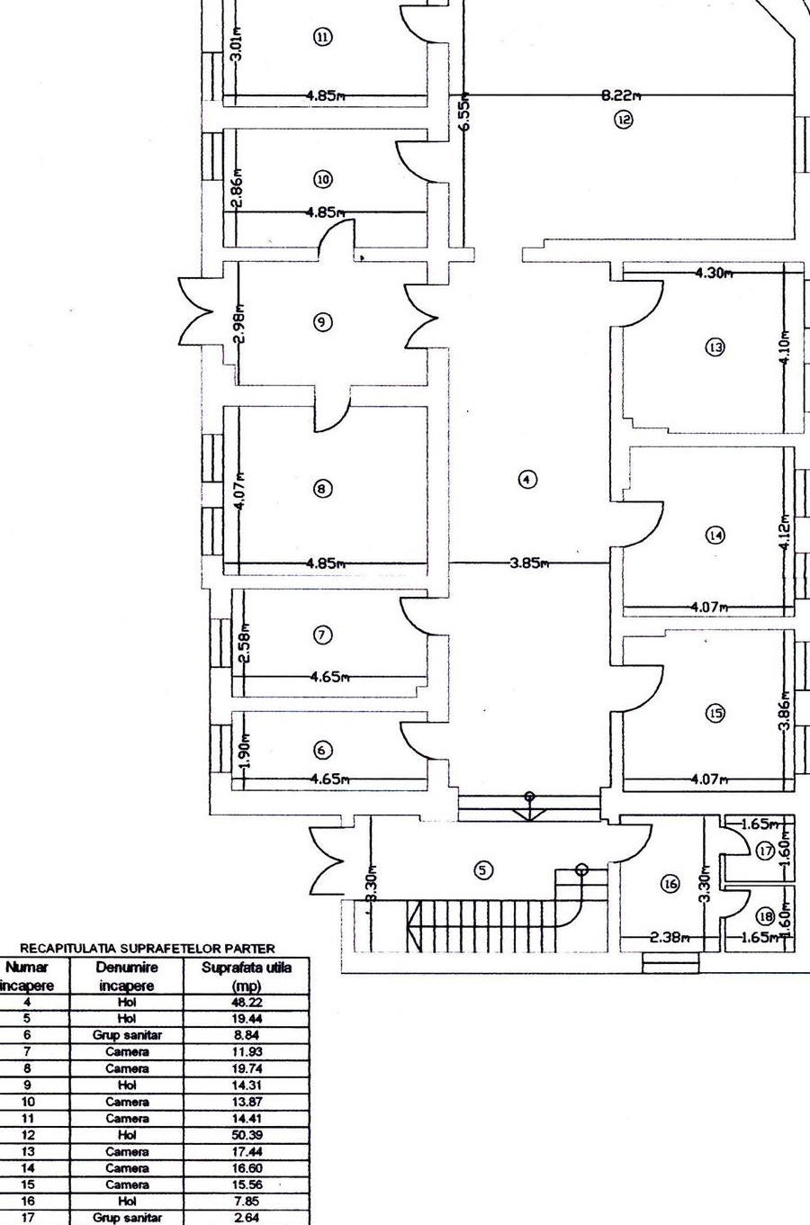 (407) Spatiu comercial pentru sevicii, 1041 mp teren central