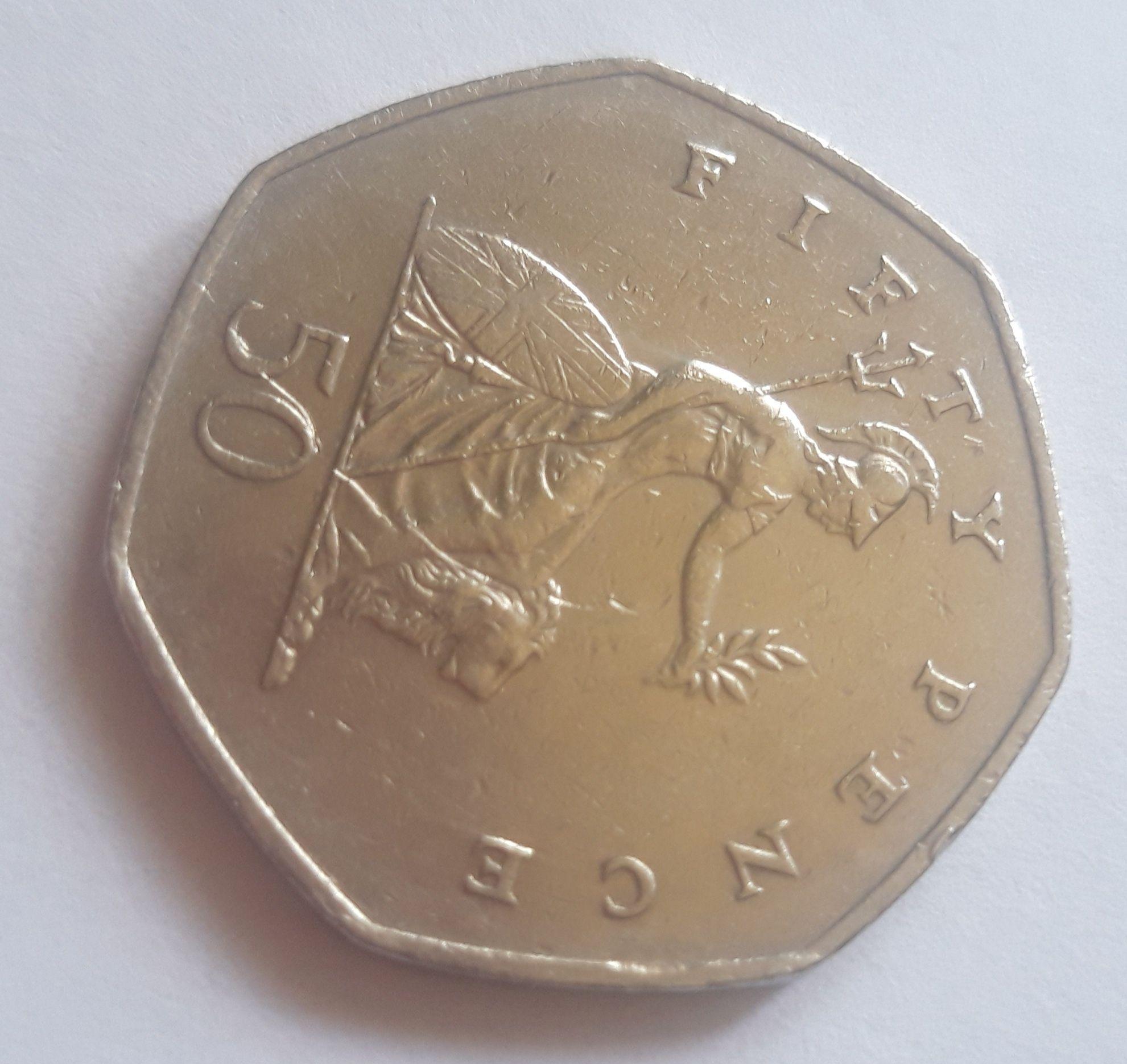 50 pence, cu Elizabeth II, din 1997