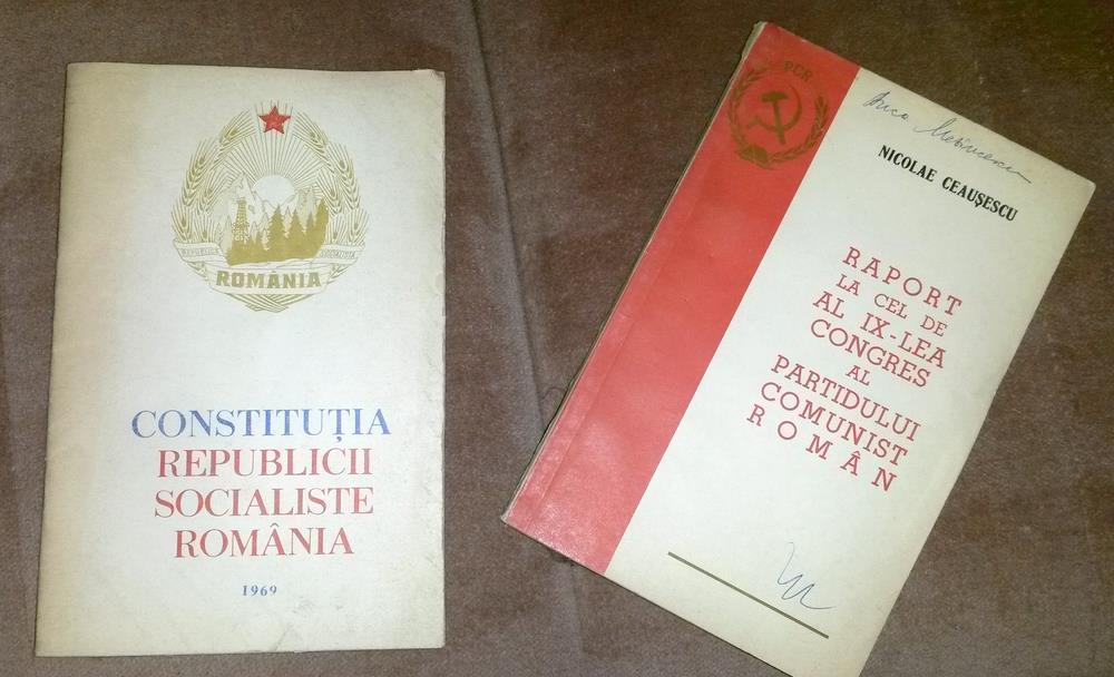 9 Carti COMUNISM & SOCIALISM Ceausescu epoca / colectie