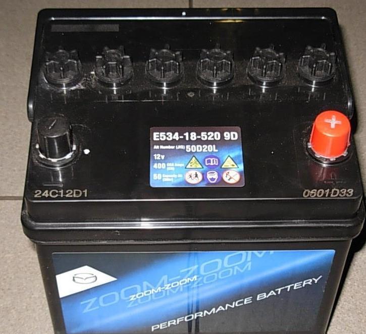 Acumulator Mazda original 12V50Ah 400Ah