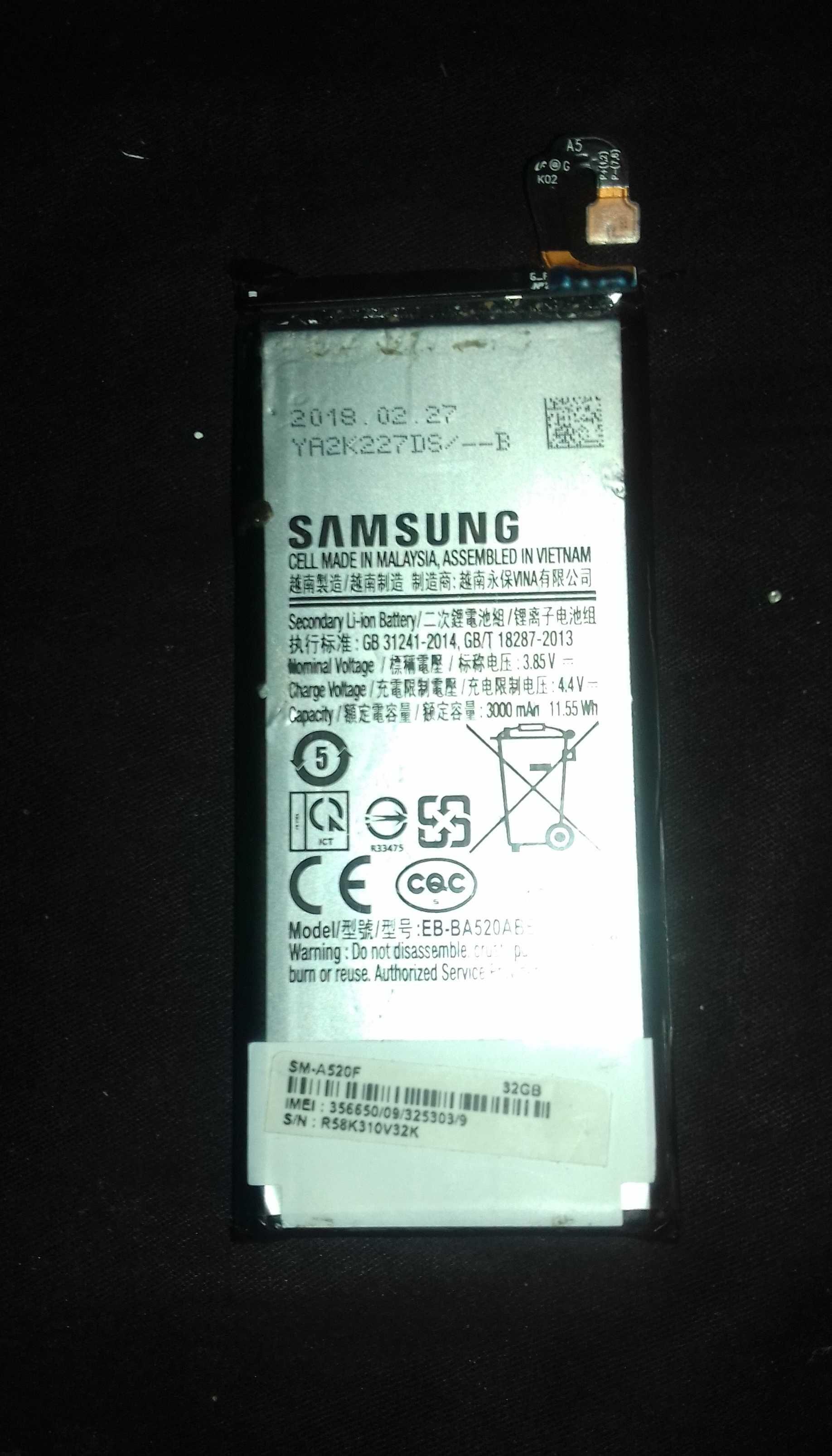 Acumulator samsung A5