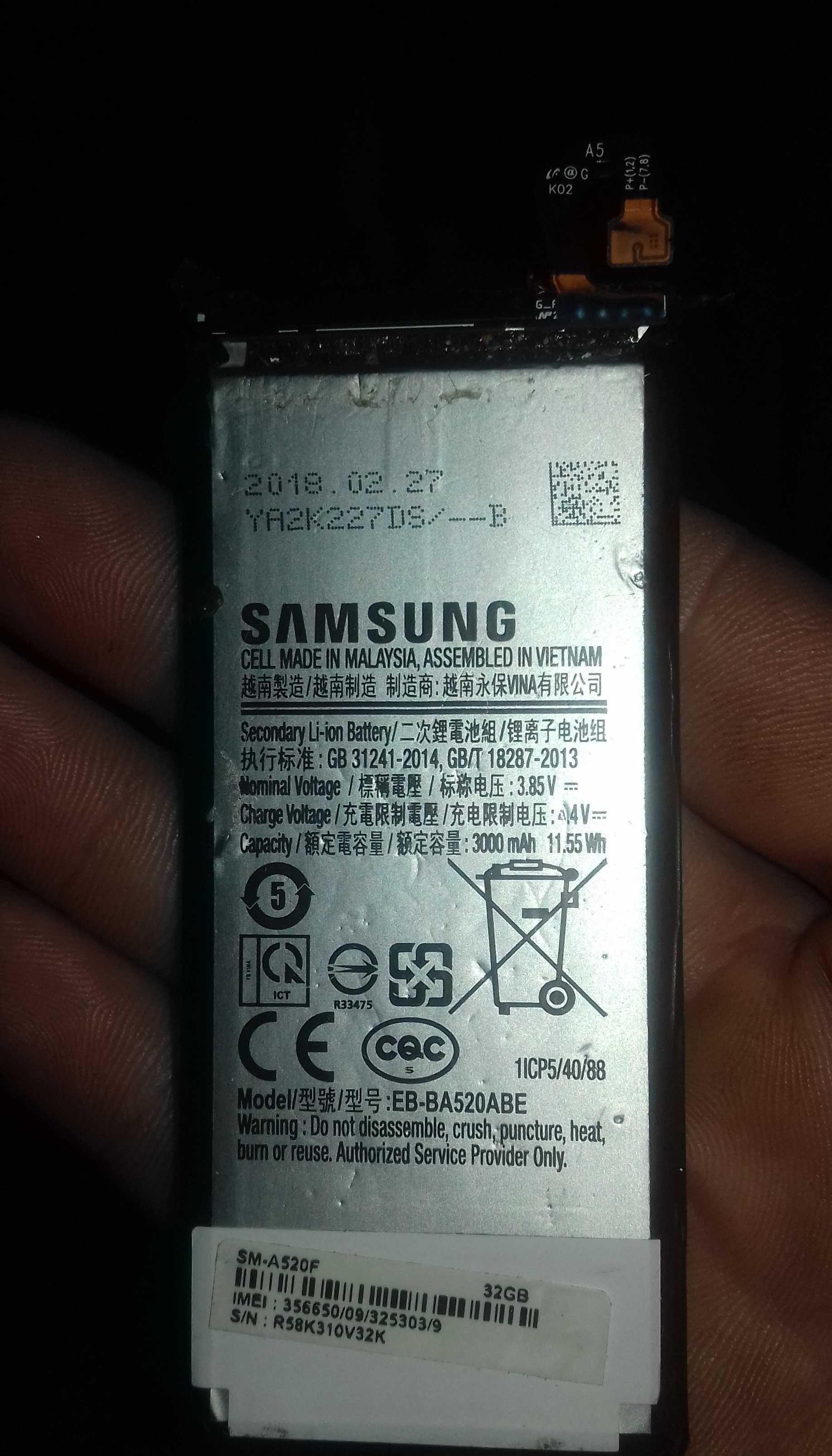Acumulator samsung A5
