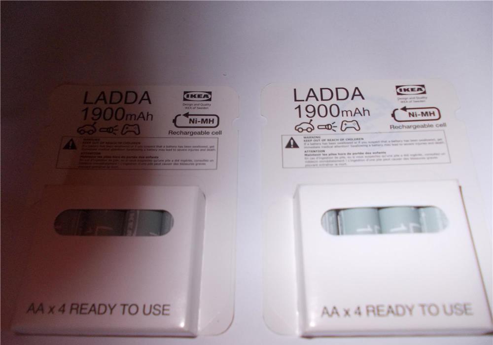 Acumulatori R6 AA 1900mAh 15Lei,R3 AAA 15Lei,R6 AA 2450mAh 20Lei LADDA seturi noi sigilate cu 4 buc.