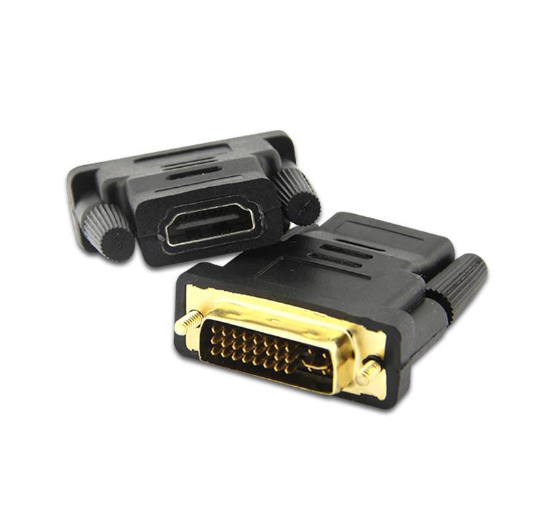 Adaptor DVI - HDMI Adaptor HDMI mama la DVI-D tata 24+5