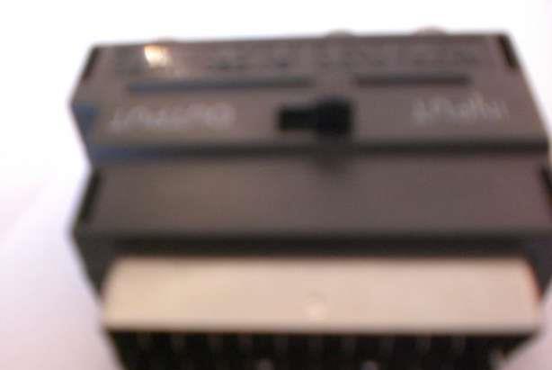 Adaptor scart-3 x rca cu optiune IN-OUT