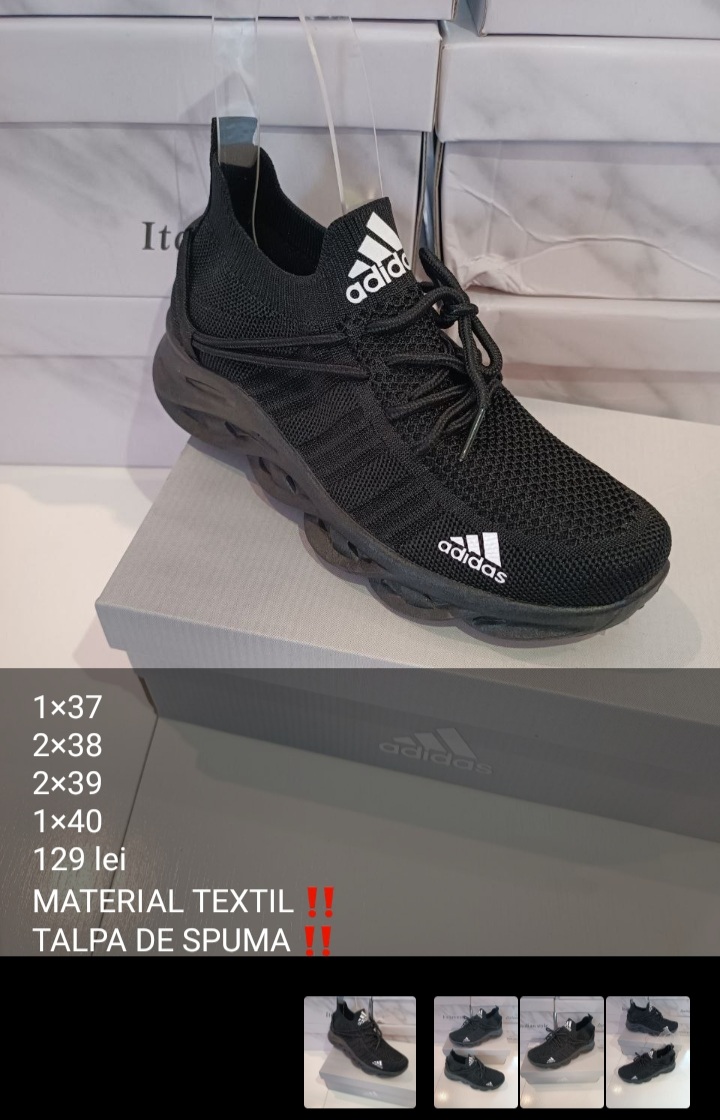 Adidași cu sigla cusuta,  adidași de firma originali cu certificat de garanție , adidași din piele naturala.