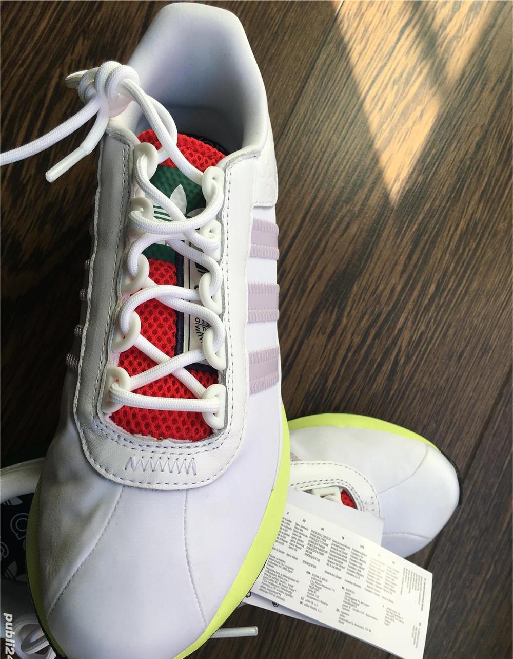 Adidas sneakers, pantofi sport originali de culoare alba