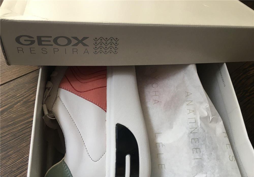 adidasi GEOX respira, multicolor, piele naturala, confort picior, marimea 36