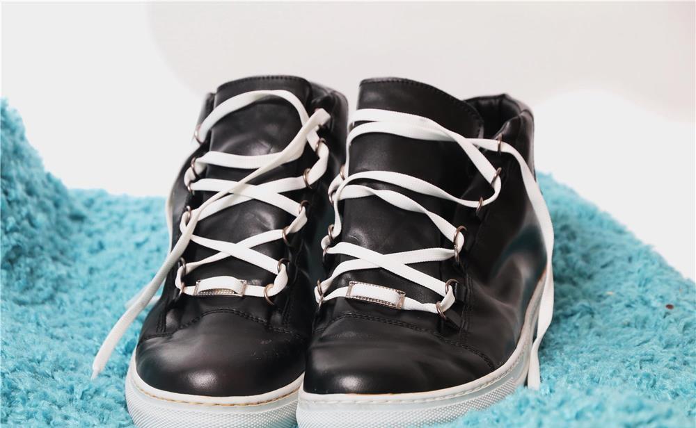 adidasi piele high sneakers Balenciaga
