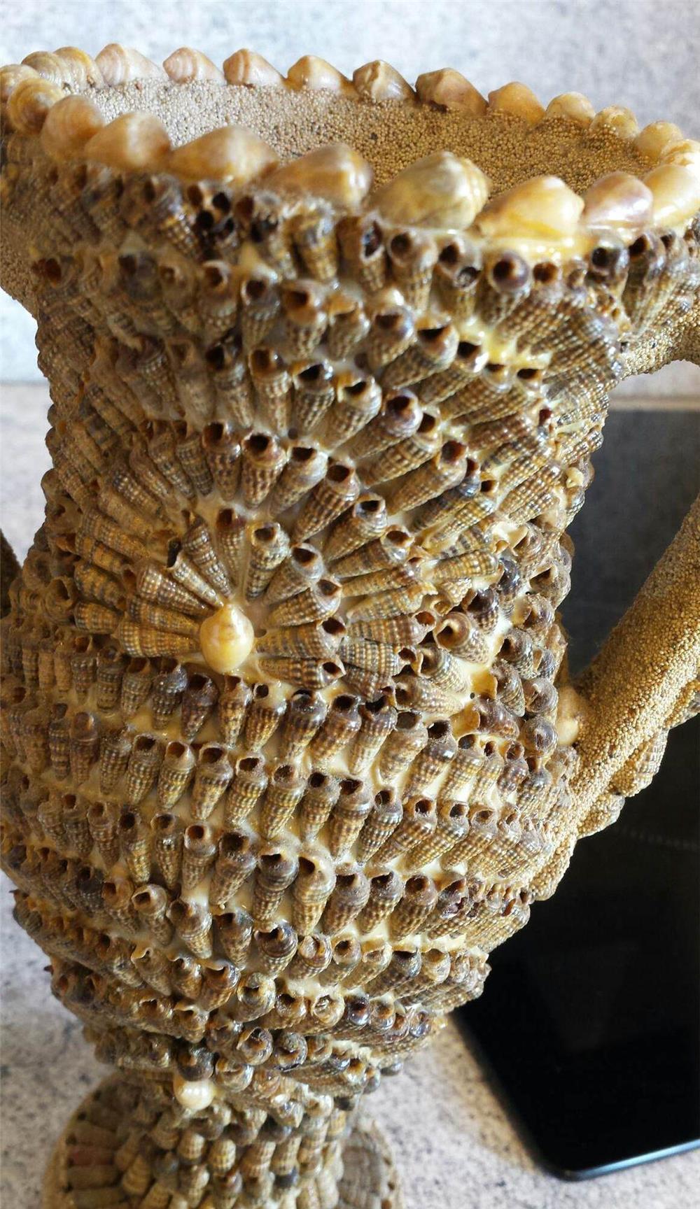 Amfora ceramica/scoici vintage