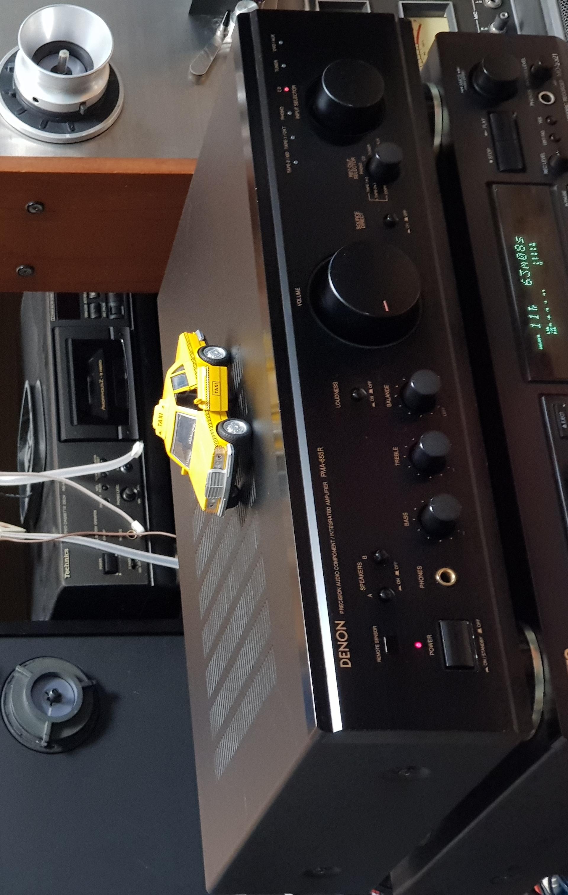 Amplificator Statie Audio Stereo Vintage DENON PMA 655R RECEIVER BLACK