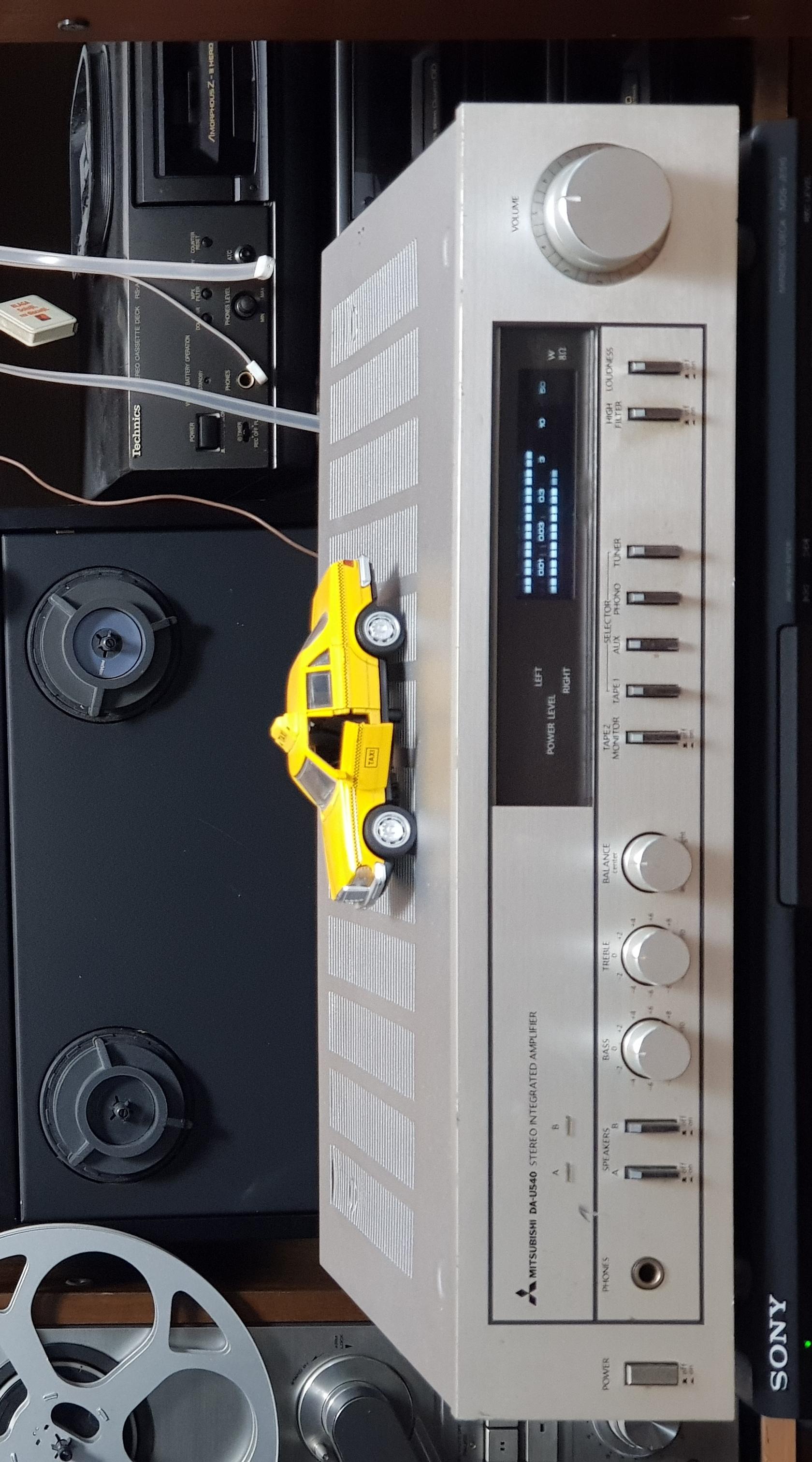 Amplificator Statie Audio Stereo Vintage Mitsubihi DA U540(made Japan)