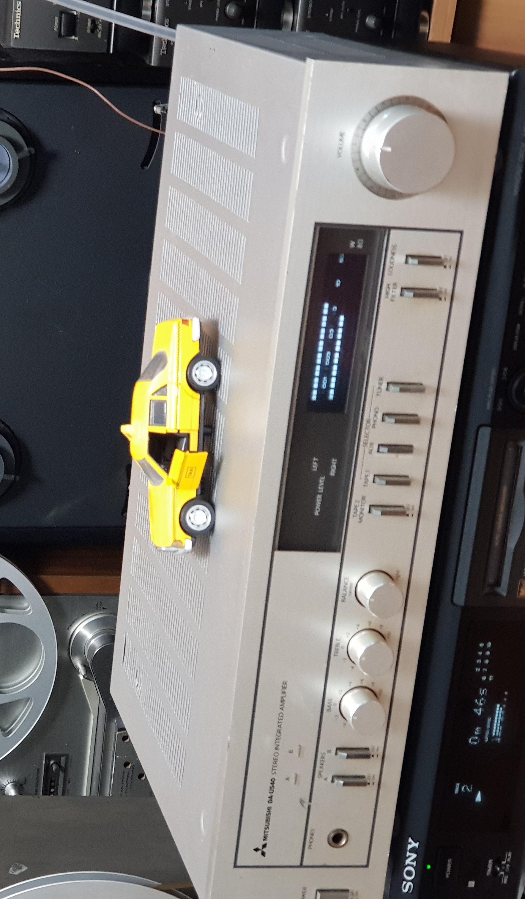 Amplificator Statie Audio Stereo Vintage Mitsubihi DA U540(made Japan)