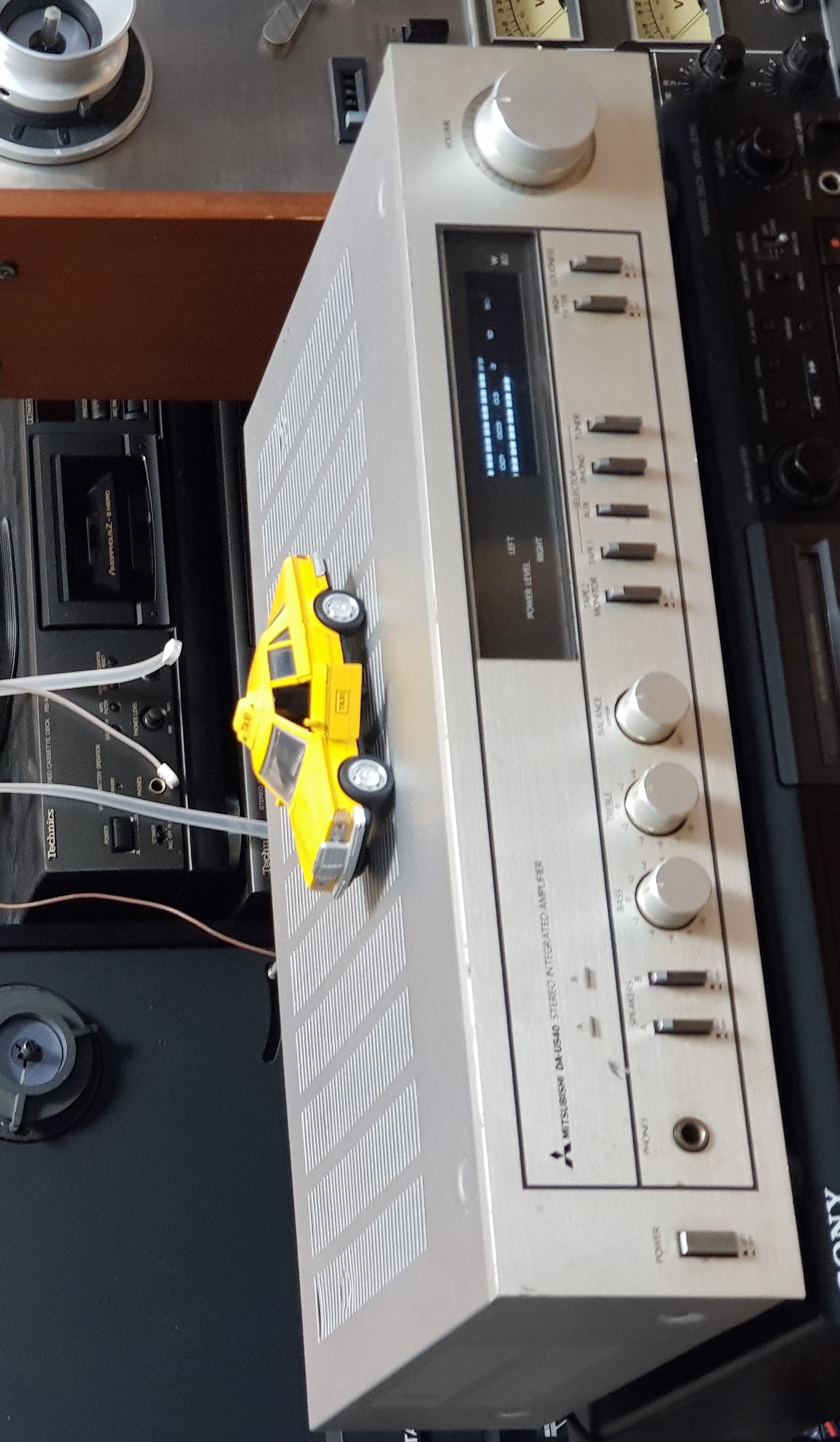 Amplificator Statie Audio Stereo Vintage Mitsubihi DA U540(made Japan)
