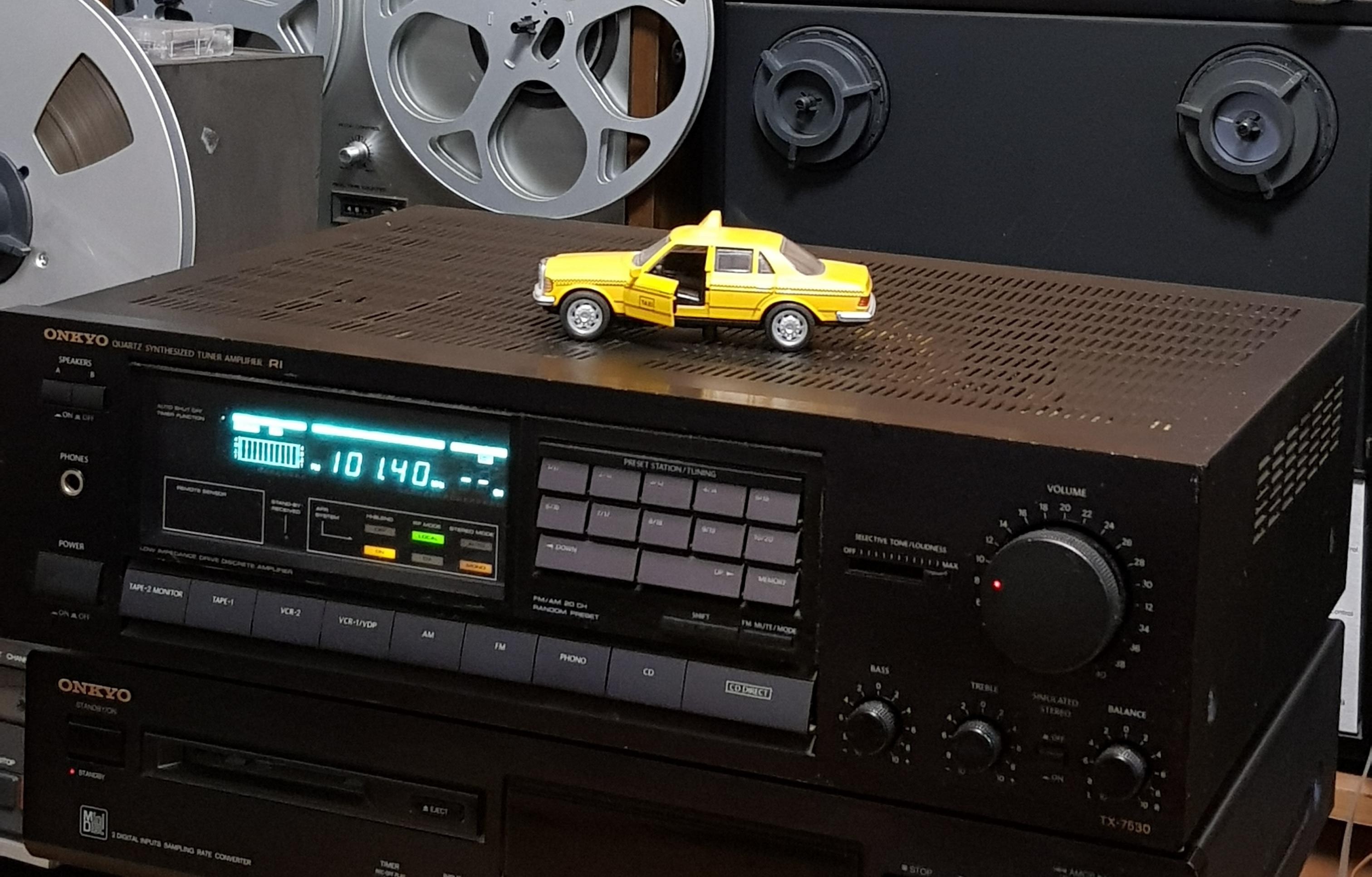 Amplificator Statie Audio Stereo Vintage ONKYO TX 7530 RECEIVER BLACK