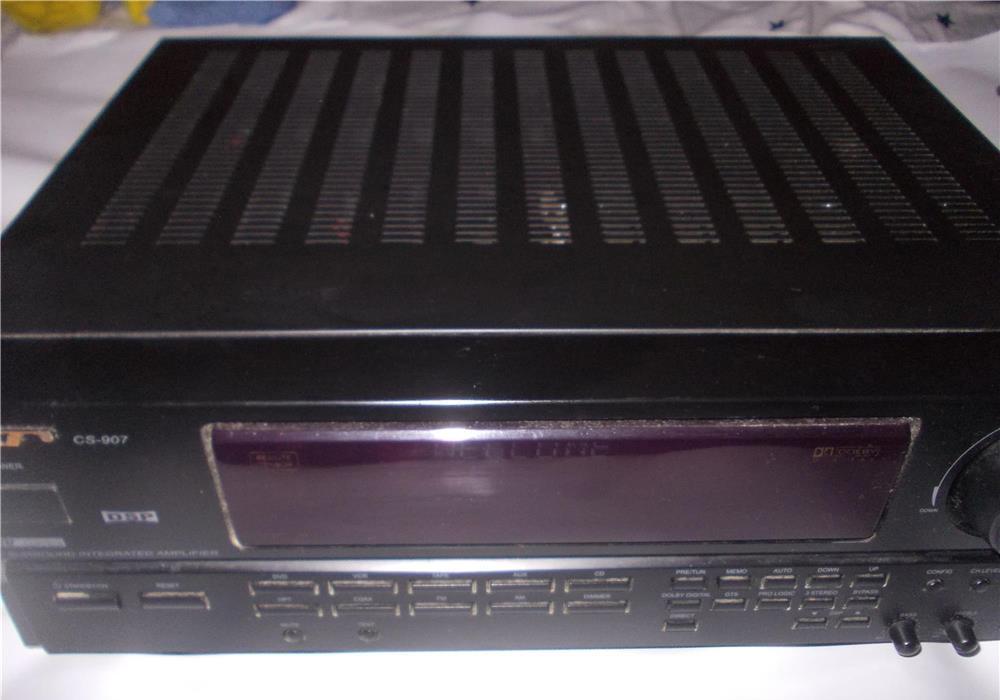 Amplificator tuner CAT CS-907 scrie WELCOME pe display trebuie schimbat rezistor la sursa alimentare