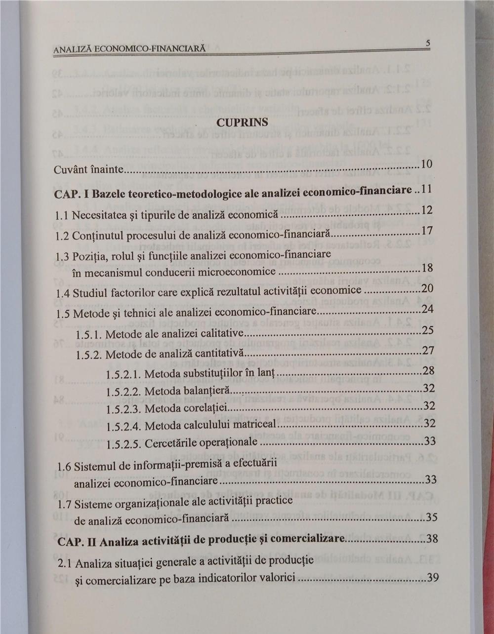 Analiza economico-financiara - Isfanescu, Stanescu, Baicusi.
