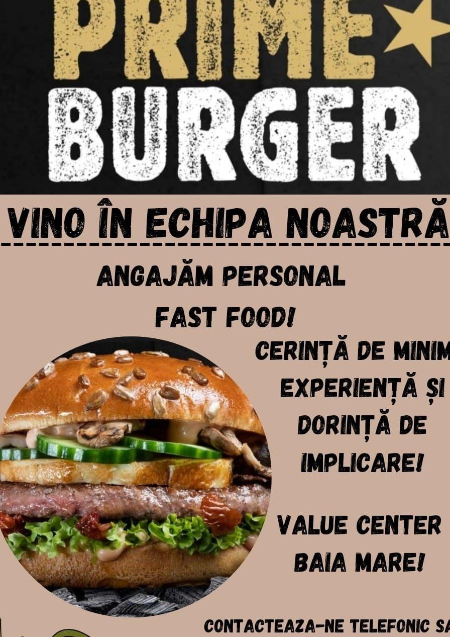 Angajam personal fast food