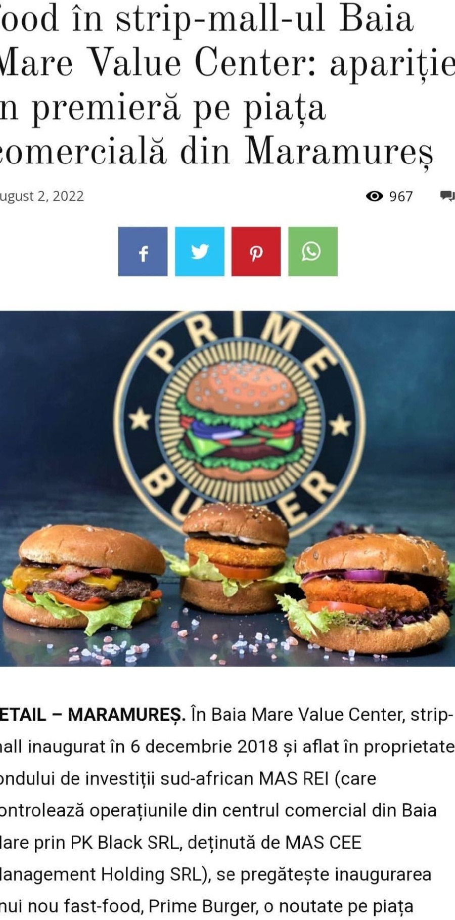 Angajam personal fast food