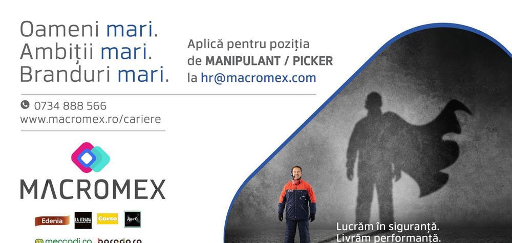 ANGAJĂM PICKERI / MANIPULANȚI IN CAMPIA TURZII