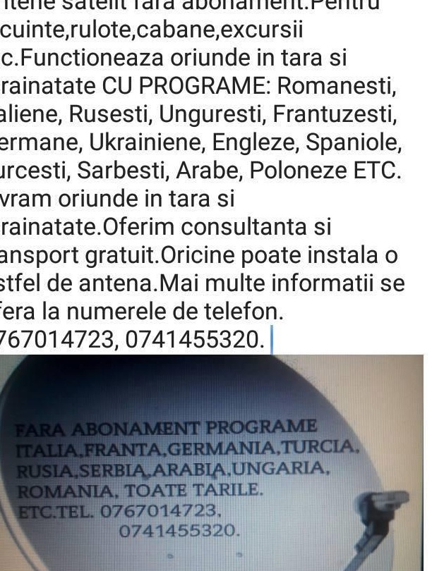ANTENE SATELIT-ACCESORII