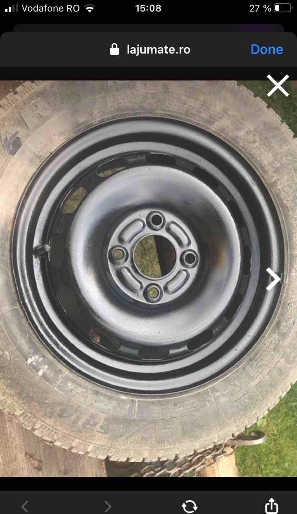 Anvelope cu jante. 185/65 R14
