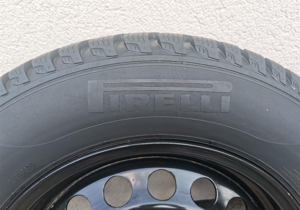 Anvelope iarna Pirelli + jante tabla originale 15" VW Golf 6