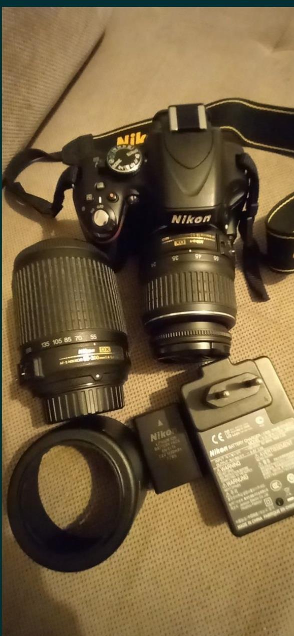 Aparat foto D5100 cu 2 obiective