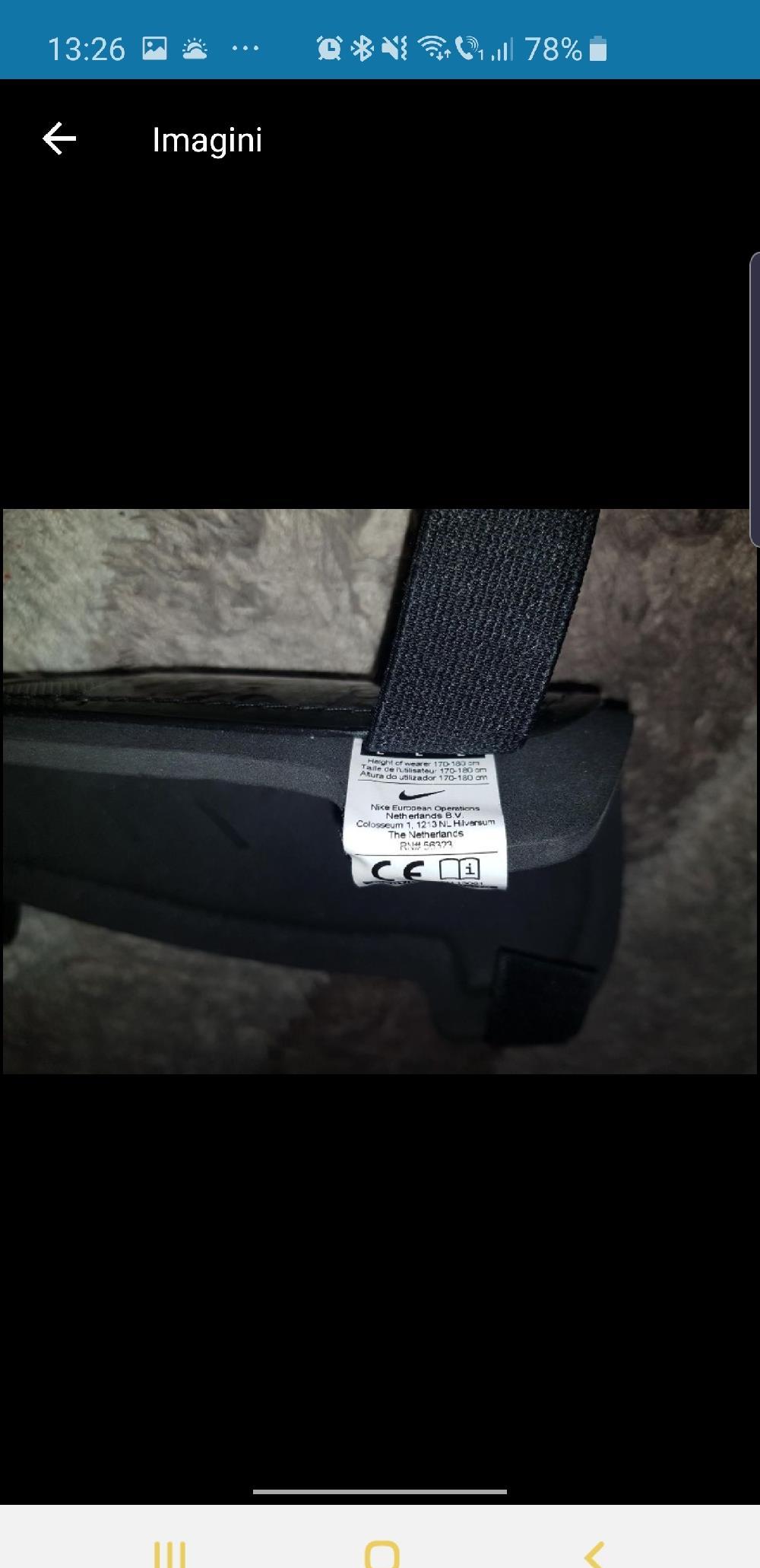 Aparatori cu glezniere, NOI, pentru fotbal, Nike, marime L