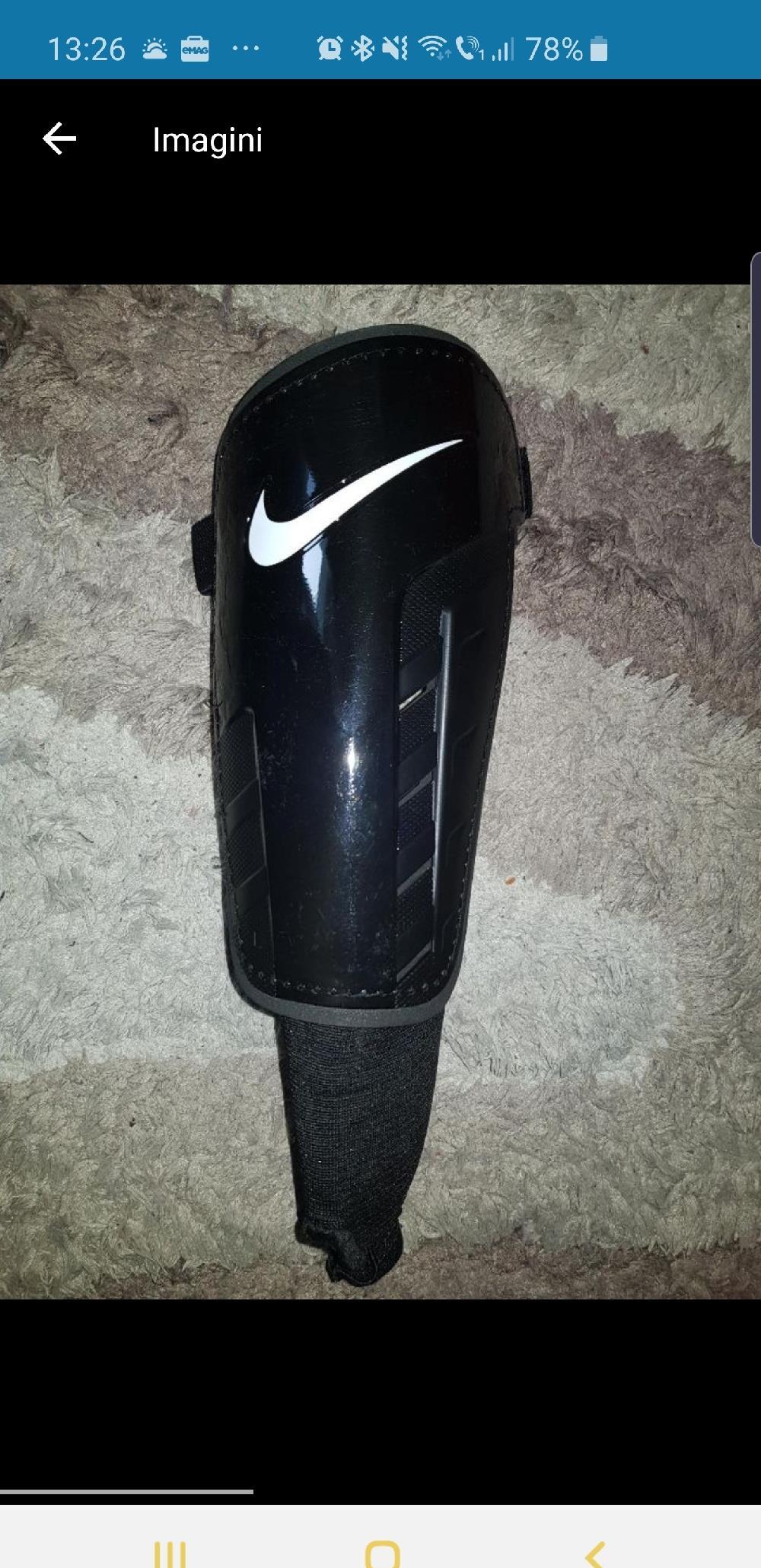 Aparatori cu glezniere, NOI, pentru fotbal, Nike, marime L
