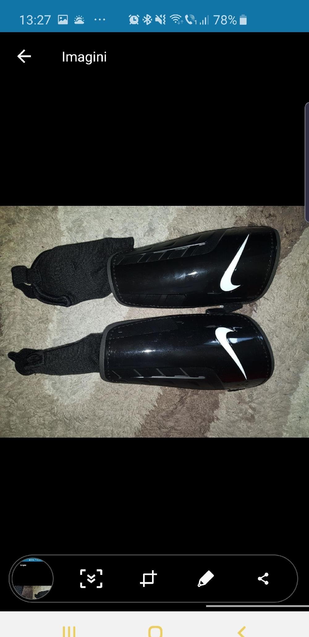 Aparatori cu glezniere, NOI, pentru fotbal, Nike, marime L