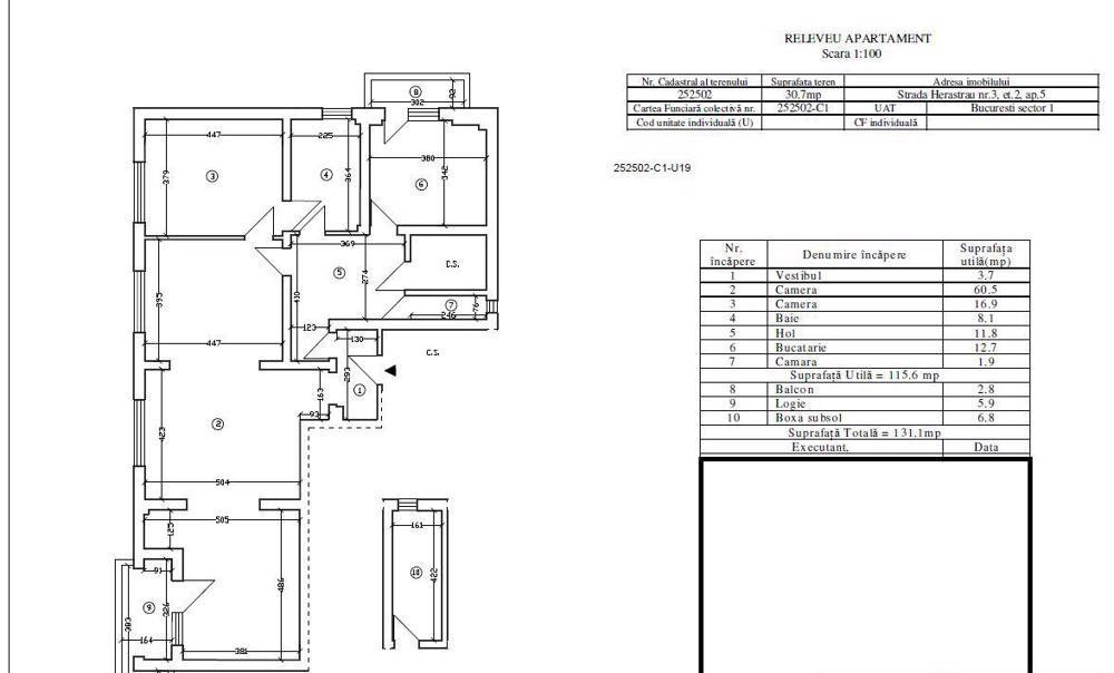 Apartament 130 mp Primaverii - Strada Herastrau
