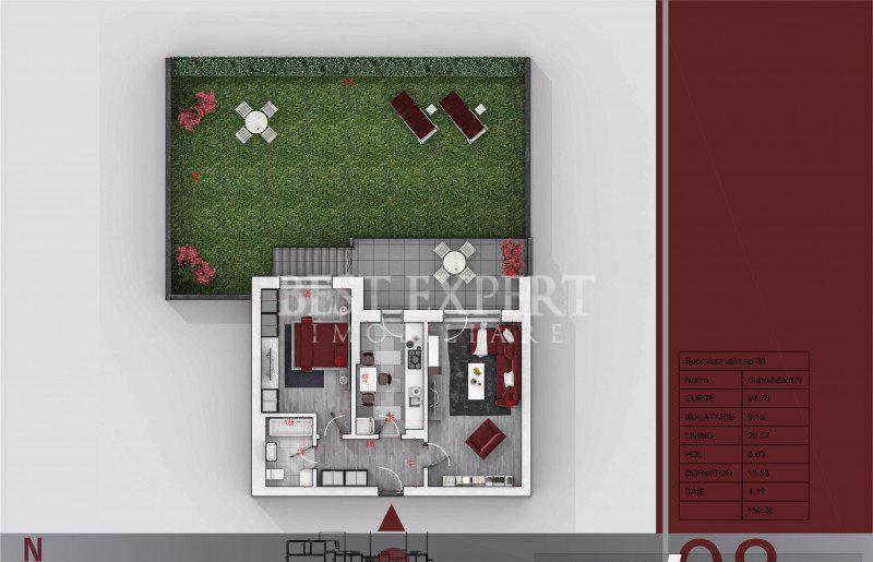 Apartament 2 camere decomandate cu gradina generoasa Avans Minim 15%